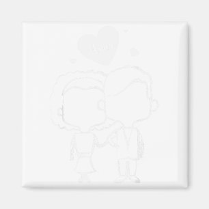 Imã Amor Casal Love Casal - Dia dos Namorados Espanhol