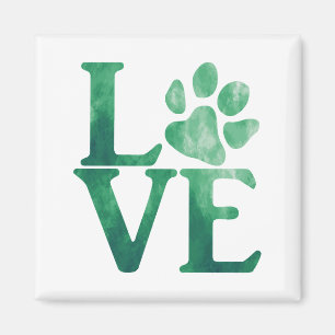 Imã Amor Clássico Verde