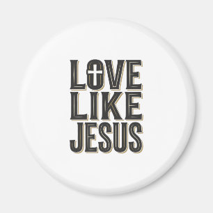 Imã Amor Como Jesus Design de Tipografia Cristã_1