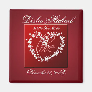 Imã Amor, coração das borboletas, salve a data