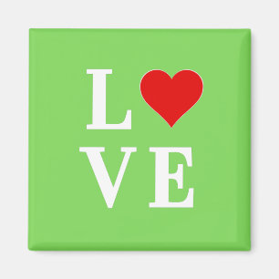 Imã AMOR, Coração, Tipografia, Texto Baseado, Minima