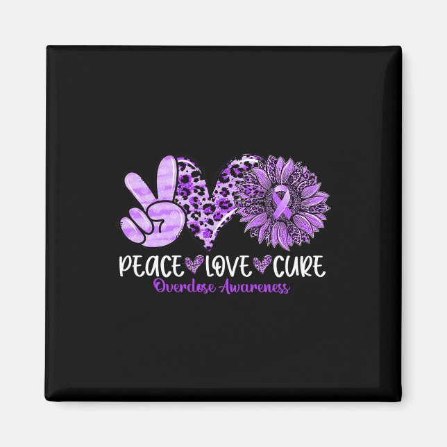 Imã Amor Cure Sunflower Lepard Sobredosagem Sensibiliz (Frente)