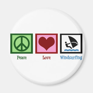 Imã Amor da paz que Windsurfing