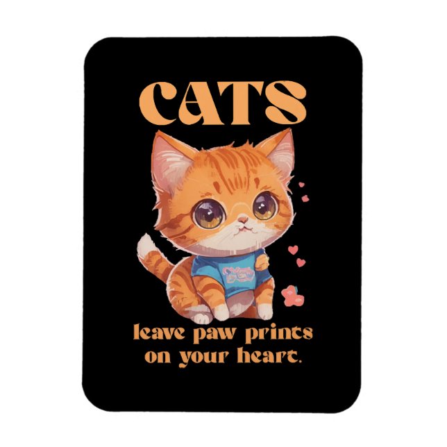 Ímã amor de gatinho fofo (Vertical)