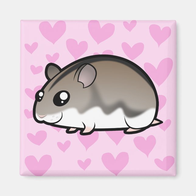 Imã Amor de Hamster Anão (Frente)