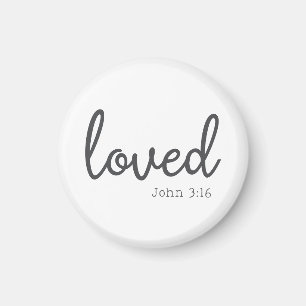 Imã Amor de John 3:16 minimalista