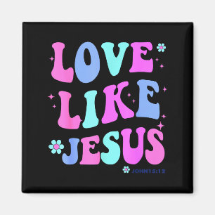 Imã Amor de Menina Como Jesus Linda Adolescente Cristã