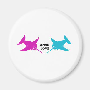 Imã Amor de Narwhal