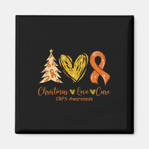Imã Amor de Natal Curva Fita Laranja Sensibilização X