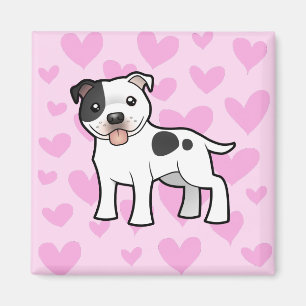 Imã Amor de Staffordshire bull terrier