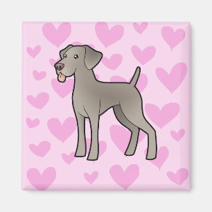 Imã Amor de Weimaraner