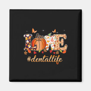 Imã Amor Dentista Dentista Dentista Da Pumpkin Vida De