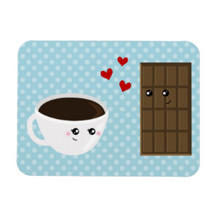 Ímã Amor do café & do chocolate