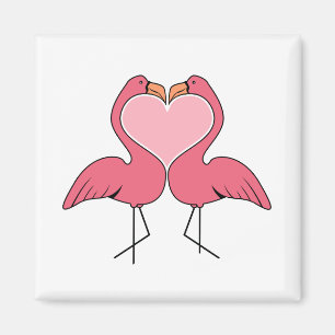 Imã Amor do flamingo