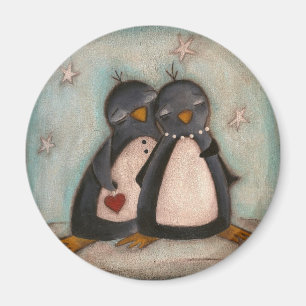 Imã Amor do pinguim - ímã