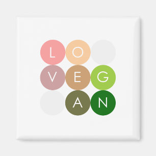 Imã Amor do ponto do Vegan