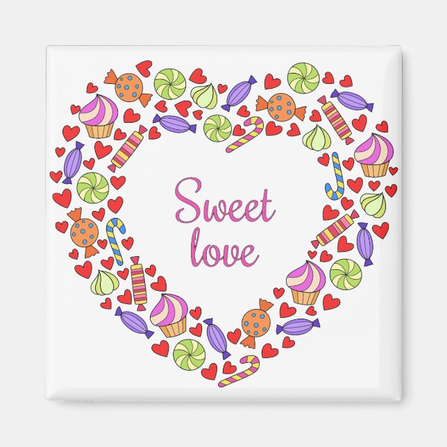 Imã Amor doce (Frente)