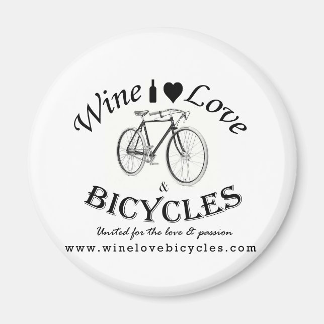 Imã Amor e Bicicletas de Vinho (Frente)