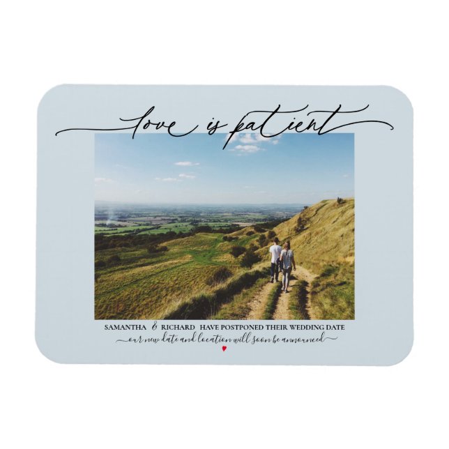 Ímã Amor é Casamento de Paciente Salvar Adiamento de D (Horizontal)