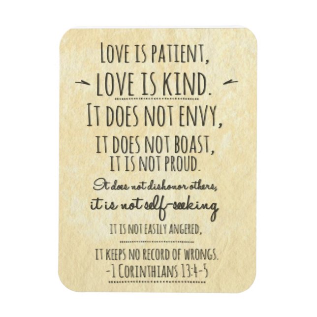 Ímã Amor é Imagem Flexível do Paciente (Vertical)