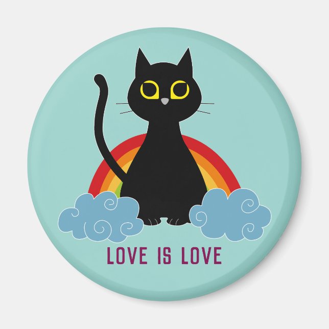 Imã AMOR É íman de orgulho de amor (Frente)