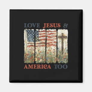 Imã Amor E Jesus América Também 4 De Julho Wildflower