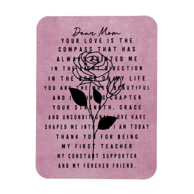 Ímã Amor e Orientação da Mãe (Vertical)