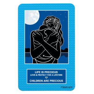 Ímã Amor e proteção 1_Magnet flexível 4"x6"