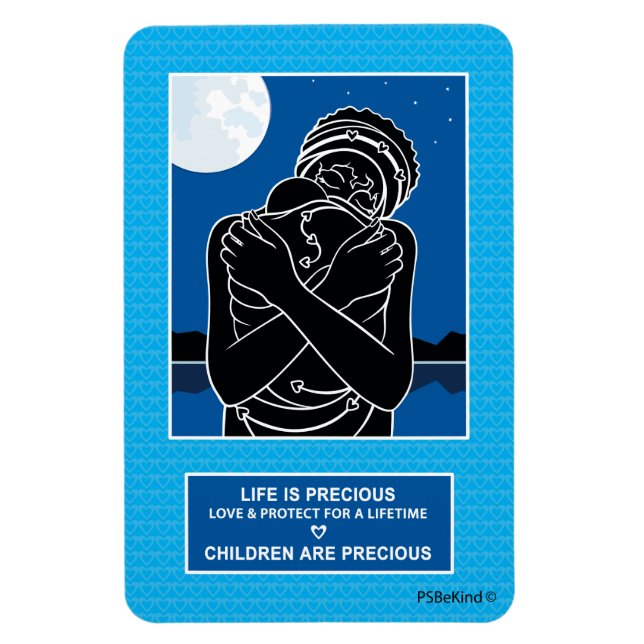 Ímã Amor e Proteção 3_Magnet Flexível 4"x6" (Vertical)