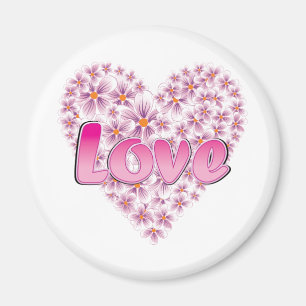 Imã Amor e Visitas Rosa