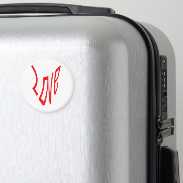Imã Amor em Letras Vermelhas (In Situ (Luggage))