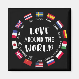 Imã Amor em todo o mundo Idiomas