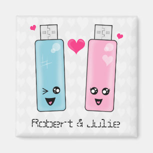 Imã Amor entre unidades Flash USB