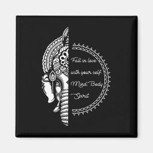 Imã Amor Espiritual Yoga Meditação Elefante