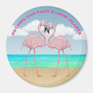 Imã Amor Flamingo