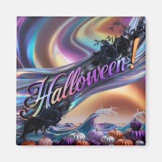 Imã Amor fluorescente num brilho de abóbora