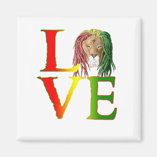 Imã Amor jamaicano da reggae do leão de Rasta