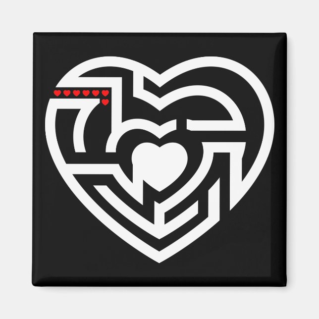 Imã amor labirinto (Frente)