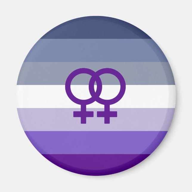 Imã Amor Lésbico Butch Orgulho WLW (Frente)