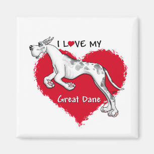 Imã Amor Merlequin Great Dane