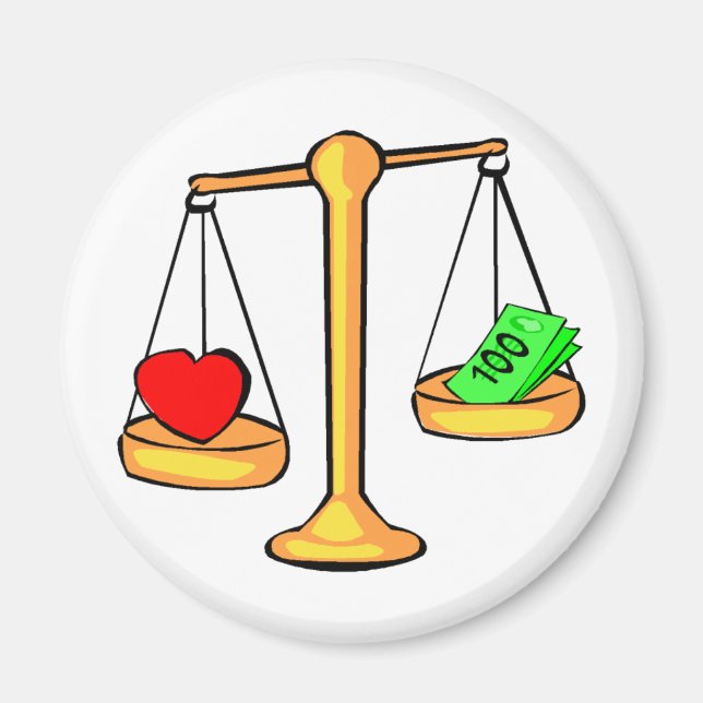 Imã Amor Ou Dinheiro (Frente)