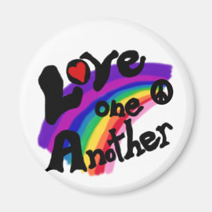 Imã Amor outro um arco-íris