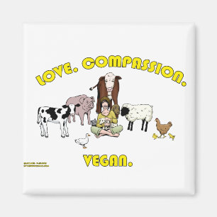 Imã Amor. Piedade. Vegan.