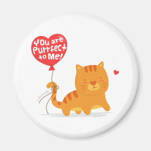 Imã Amor por Piadas Divertidas Humor Fofinho Gatinho G