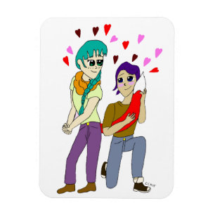 Ímã amor rabo