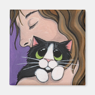 Imã Amor Sem Fim - Magnet Cat