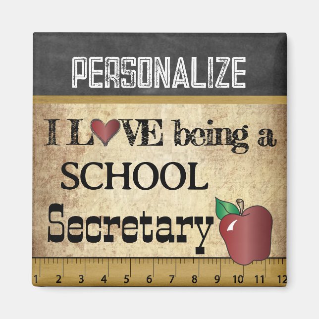 Imã Amor ser secretário escolar (Frente)