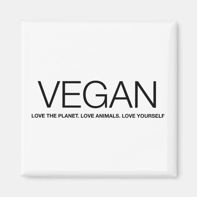 Imã Amor VEGAN (Frente)
