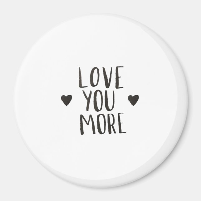 Imã Amor Você Mais Estilo Elegante Design  (Frente)