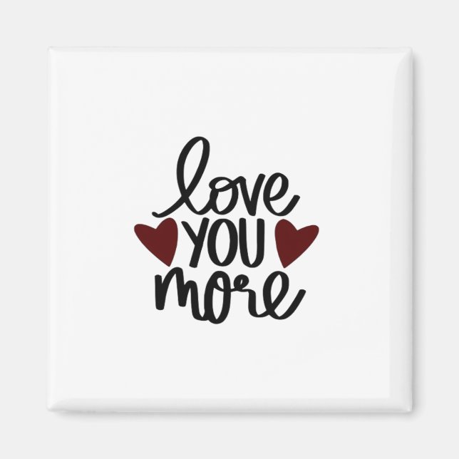 Imã Amor Você Mais Sincero Design Minimalista (Frente)